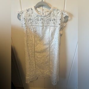 Elegant White Lace Vineyard Vines Dress